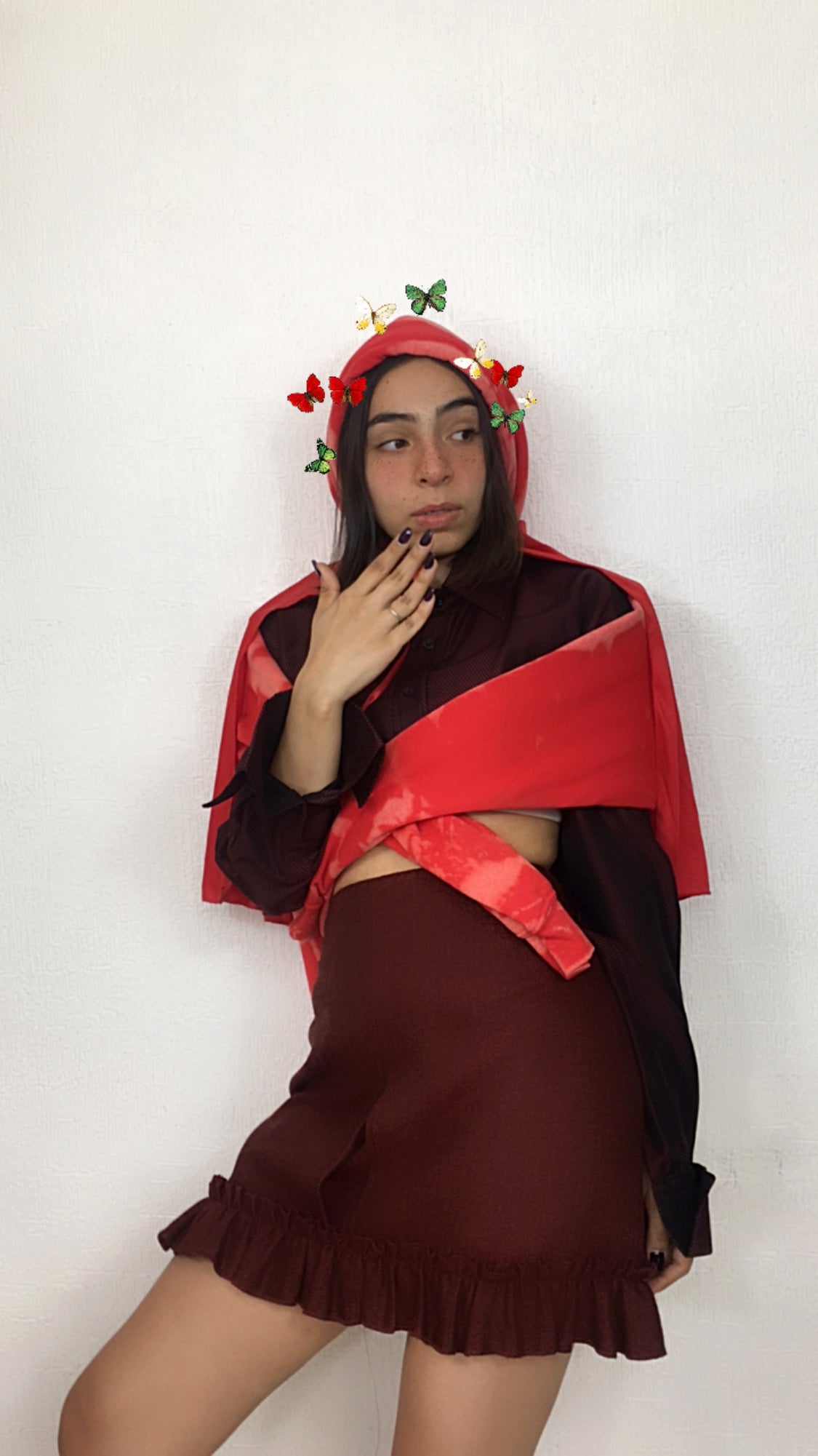 Falda Red Magic - Liz Campos