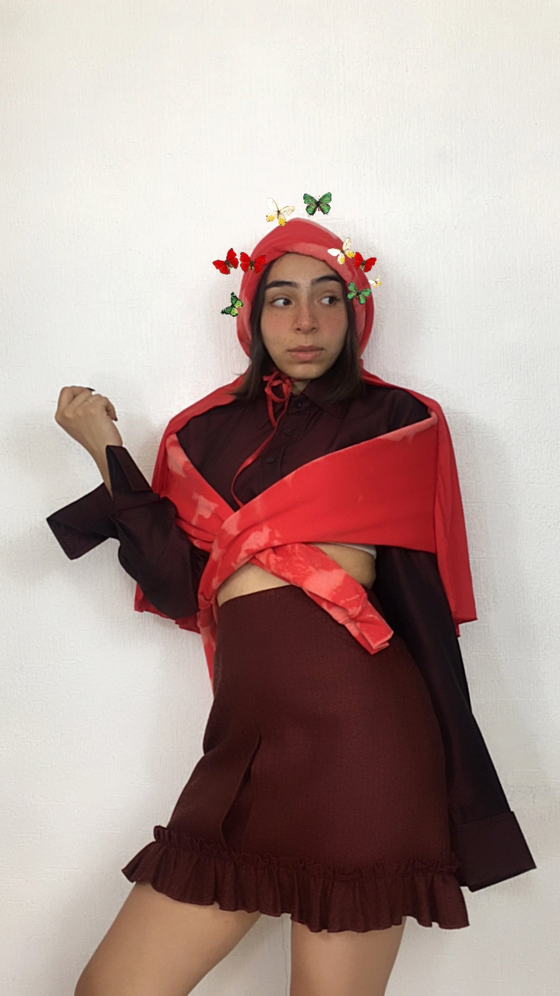 Falda Red Magic - Liz Campos