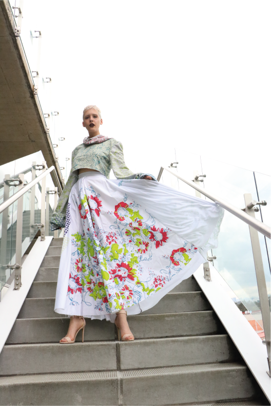 Sudadera Geometría Floral