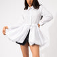 Camisa Presencia de Liz Campos, camisa blanca convertible – vista 4