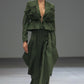 Pantalón Axis de Liz Campos, pantalón sastre verde con pliegues – vista 7