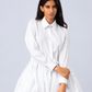 Camisa Presencia de Liz Campos: camisa blanca convertible