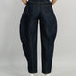 Pantalón Fundamento de Liz Campos, jeans tiro alto de corte ovalado – vista 8