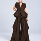 Pantalón Elytra de Liz Campos: pantalón sastre amplio con pliegues