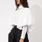 Camisa Presencia de Liz Campos, camisa blanca convertible – vista 8
