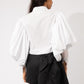 Camisa Presencia de Liz Campos, camisa blanca convertible – vista 9