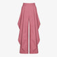Pantalón Helix de Liz Campos, pantalón sastre malva con pliegues – vista 2