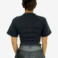 Corset T-Shirt Black de Liz Campos, playera negra tipo corset – vista 4