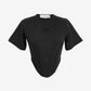 Corset T-Shirt Black de Liz Campos, playera negra tipo corset – vista 2