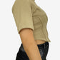 Corset T-Shirt Nude de Liz Campos, playera entallada tipo corset – vista 5