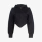 Sudadera Refugio de Liz Campos, sudadera con capucha corte corset – vista 2