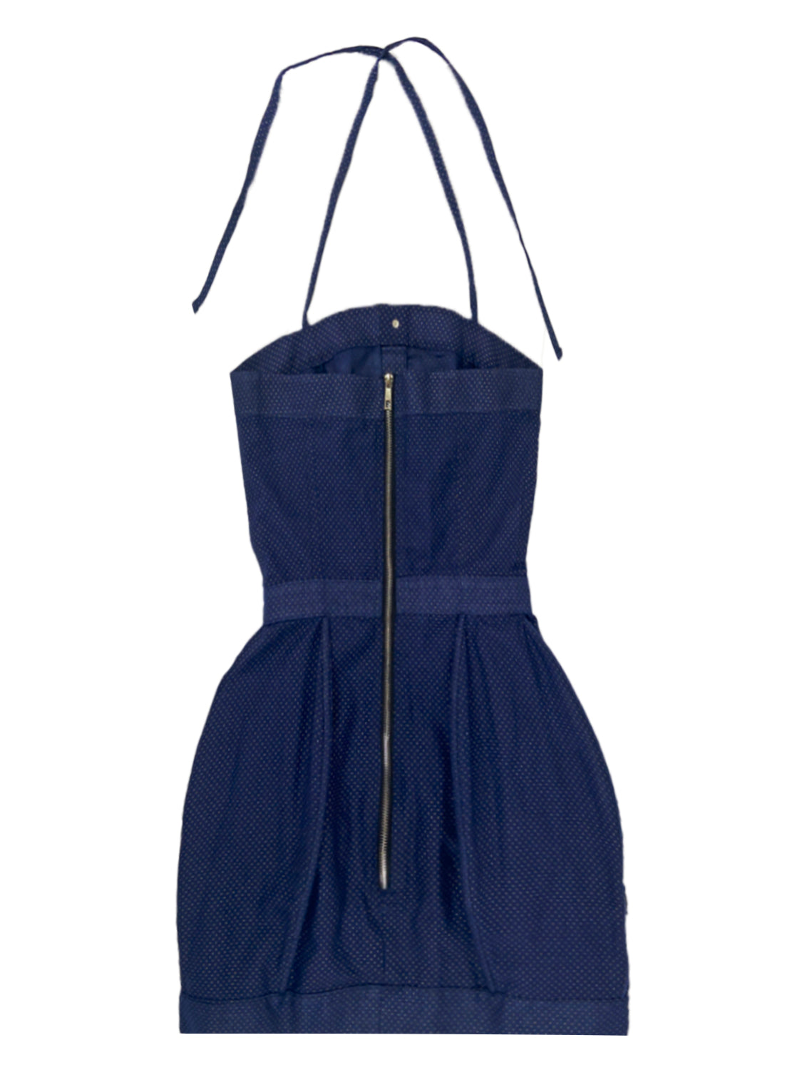 Vestido Denim Dots